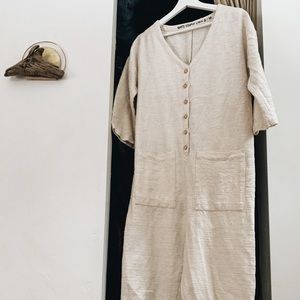 Happy French Gang Natural Jumpsuit